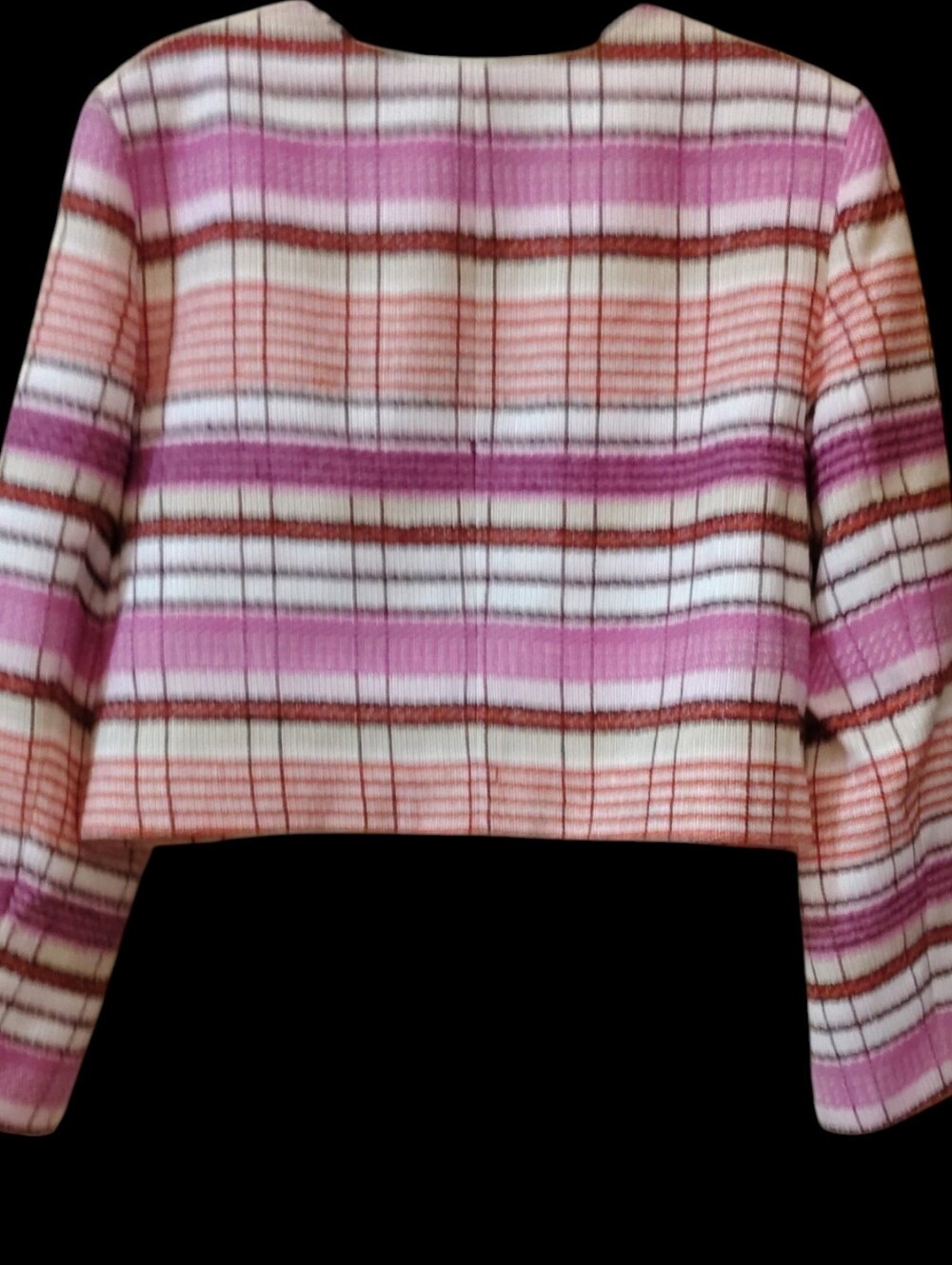Ann Taylor Tweed Crew Neck Jacket. Size 14 - Picture 11 of 14